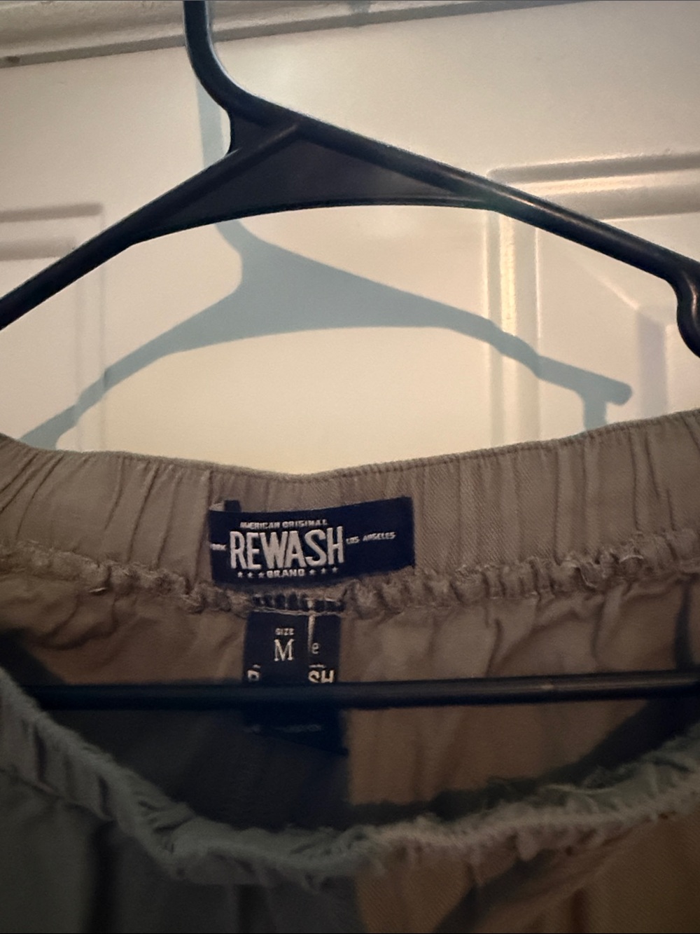 Rewash Olive Drawstring Zip-Front Joggers - Picture 2 of 2